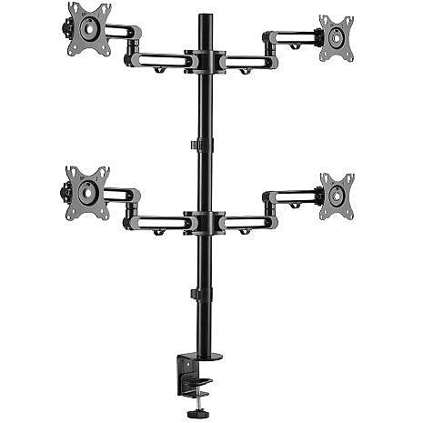 ���� ������ ���� ���� ���� Aluminum Foldable Grain Monitor Desk Mount ���� BRATECK (����� ����� ��� 10"- 32")