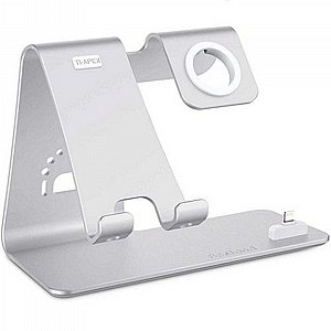 ���� ������ ������ ������ iPhone + ���� Apple Watch + ������� AirPods ���� Aluminum Dock Desk Mount ���� BESTAND (����� ��� ������)