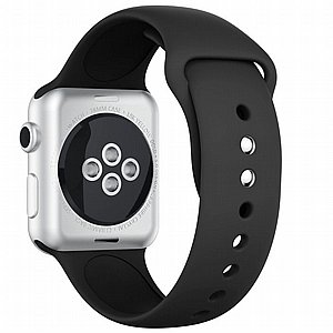 ����� ������� ���� Silicone Band ���� LaTera ����� ��� ����: Apple Watch 42mm/44mm/45mm (��� Black)
