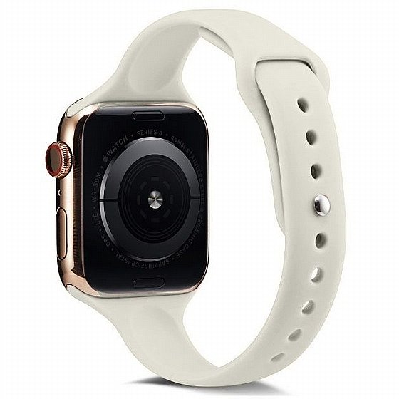 ����� ������� ����  Thin Silicone Band ���� LaTera ����� ��� ����: Apple Watch 42mm/44mm/45mm (��� White)