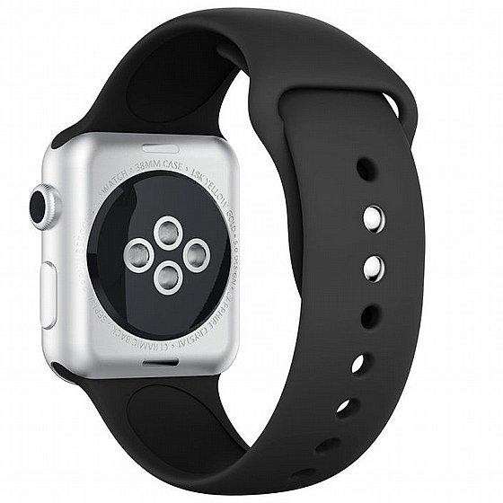 ����� ������� ���� Silicone Band ���� LaTera ����� ��� ����: Apple Watch 38mm/40mm/41mm (��� Black)