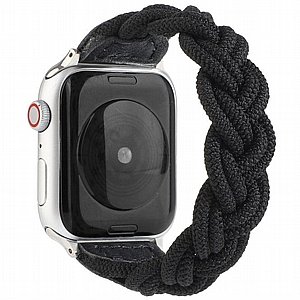 רצועת בד / ניילון מדגם Elastic Woven Nylon Band מבית LaTera לשעון חכם מדגם: Apple Watch 42mm/44mm/45mm (צבע Black) רצועת בד / ניילון מדגם Elastic Woven Nylon Band מבית LaTera לשעון חכם מדגם: Apple Watch 42mm/44mm/45mm (צבע Black)