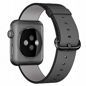 רצועת בד / ניילון מדגם Woven Nylon Band מבית LaTera לשעון חכם מדגם: Apple Watch 38mm/40mm/41mm (צבע Black) רצועת בד / ניילון מדגם Woven Nylon Band מבית LaTera לשעון חכם מדגם: Apple Watch 38mm/40mm/41mm (צבע Black)