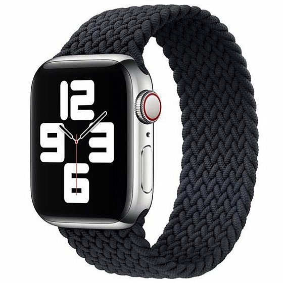����� �� / ������ ���� Single Turn Braided Nylon Band ���� LaTera ����� ��� ����: Apple Watch 38mm/40mm/41mm (��� Black)