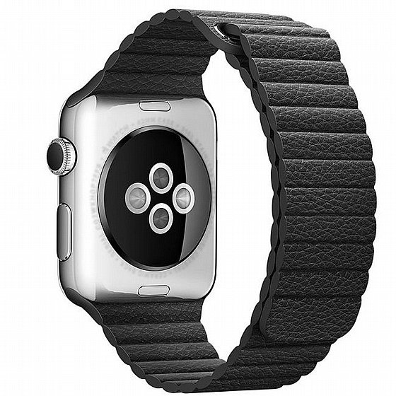 ����� ��� ���� Magnetic Leather Band ���� LaTera ����� ��� ����: Apple Watch 42mm/44mm/45mm (��� Black)