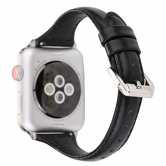 ����� ��� ����  Simple Fashion Leather Band ���� LaTera ����� ��� ����: Apple Watch 38mm/40mm/41mm (��� Black)