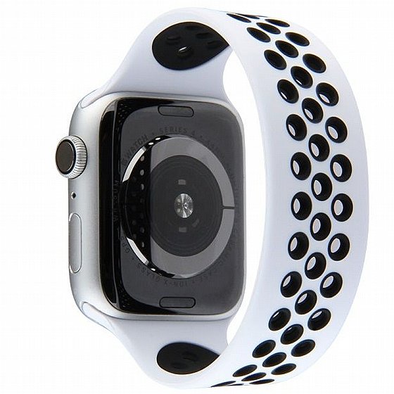 ����� ������� ����  Elastic Sport Silicone Band ���� LaTera ����� ��� ����: Apple Watch 42mm/44mm/45mm (��� White/Black)