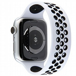 רצועת סיליקון מדגם Elastic Sport Silicone Band מבית LaTera לשעון חכם מדגם: Apple Watch 38mm/40mm/41mm (צבע White/Black) רצועת סיליקון מדגם Elastic Sport Silicone Band מבית LaTera לשעון חכם מדגם: Apple Watch 38mm/40mm/41mm (צבע White/Black)