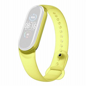 רצועת סיליקון מדגם Translucent Silicone Band מבית LaTera לשעון חכם מדגם: Xiaomi Mi Band 5 / 6 (צבע Yellow) רצועת סיליקון מדגם Translucent Silicone Band מבית LaTera לשעון חכם מדגם: Xiaomi Mi Band 5 / 6 (צבע Yellow)