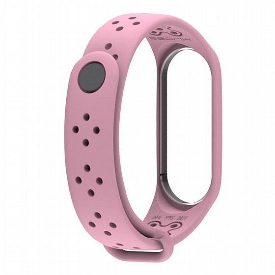 ����� ������� ���� Mijobs Silicone Band ���� LaTera ����� ��� ����: Xiaomi Mi Band 3 / 4 (��� Pink)