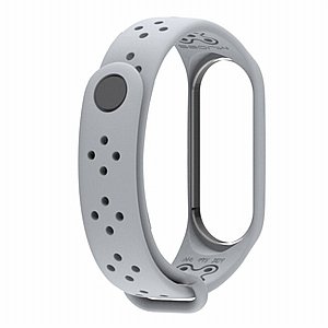 רצועת סיליקון מדגם Mijobs Silicone Band מבית LaTera לשעון חכם מדגם: Xiaomi Mi Band 3 / 4 (צבע Gray) רצועת סיליקון מדגם Mijobs Silicone Band מבית LaTera לשעון חכם מדגם: Xiaomi Mi Band 3 / 4 (צבע Gray)
