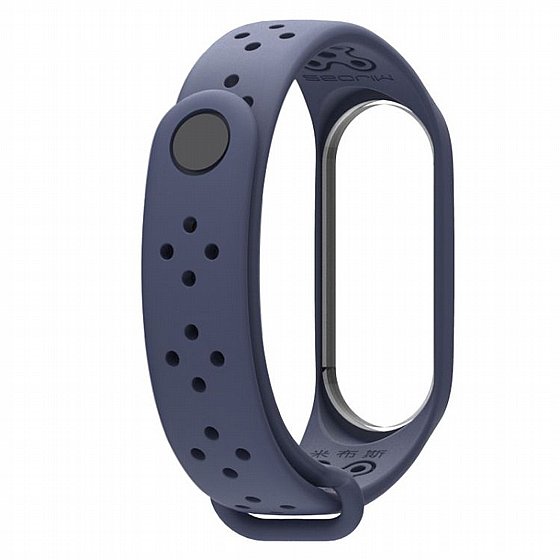 ����� ������� ���� Mijobs Silicone Band ���� LaTera ����� ��� ����: Xiaomi Mi Band 3 / 4 (��� Midnight Blue)