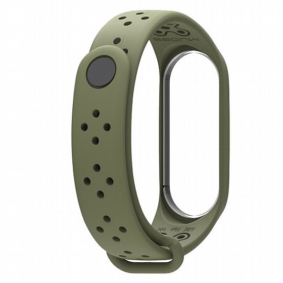 ����� ������� ���� Mijobs Silicone Band ���� LaTera ����� ��� ����: Xiaomi Mi Band 3 / 4 (��� ArmyGreen)
