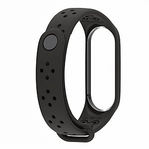 רצועת סיליקון מדגם Mijobs Silicone Band מבית LaTera לשעון חכם מדגם: Xiaomi Mi Band 3 / 4 (צבע Black) רצועת סיליקון מדגם Mijobs Silicone Band מבית LaTera לשעון חכם מדגם: Xiaomi Mi Band 3 / 4 (צבע Black)