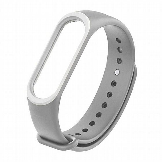 ����� ������� ���� Colorful Silicone Band ���� LaTera ����� ��� ����: Xiaomi Mi Band 3 / 4 (��� Gray/White)