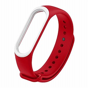 רצועת סיליקון מדגם Colorful Silicone Band מבית LaTera לשעון חכם מדגם: Xiaomi Mi Band 3 / 4 (צבע Red/White) רצועת סיליקון מדגם Colorful Silicone Band מבית LaTera לשעון חכם מדגם: Xiaomi Mi Band 3 / 4 (צבע Red/White)