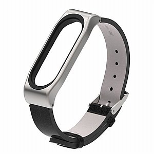 רצועת עור מדגם Wrist Straps Leather Band מבית LaTera לשעון חכם מדגם: Xiaomi Mi Band 3 / 4 (צבע Black) רצועת עור מדגם Wrist Straps Leather Band מבית LaTera לשעון חכם מדגם: Xiaomi Mi Band 3 / 4 (צבע Black)