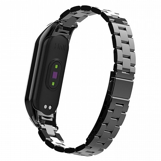 ����� ���� ���� Double Spring Steel Band ���� LaTera ����� ��� ����: Xiaomi Mi Band 5 / 6 (��� Black)