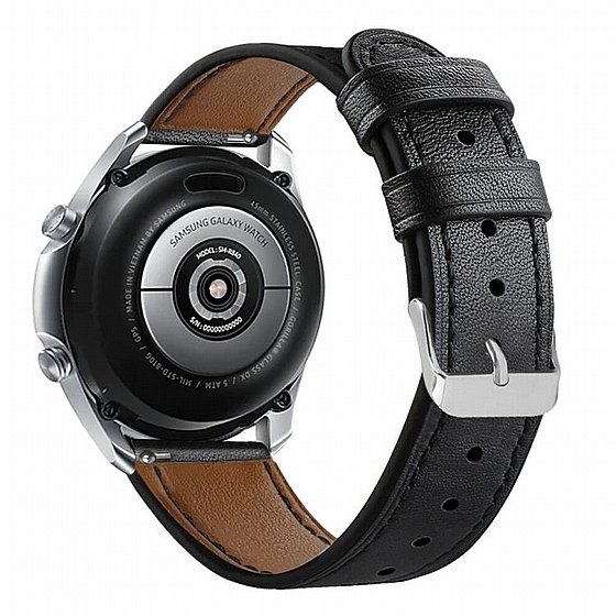 ����� ��� ���� Replacement Leather Band ���� LaTera ����� ��� ����: Samsung Galaxy Watch  42mm (��� Black)