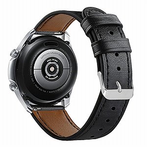 ����� ��� ���� Replacement Leather Band ���� LaTera ����� ��� ����: Samsung Galaxy Watch  42mm (��� Black)