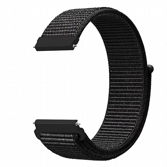 ����� �� / ������ ����  Simple Braided Nylon Band ���� LaTera ����� ��� ����: Samsung Galaxy Watch  42mm (��� Black)