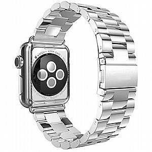 ����� ���� ���� Three Straps Steel Band ���� LaTera ����� ��� ����: Apple Watch 38mm/40mm/41mm (��� Silver)