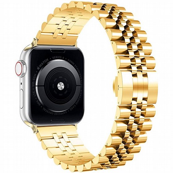 ����� ���� ���� Five Beads Steel Band ���� LaTera ����� ��� ����: Apple Watch 38mm/40mm/41mm (��� Gold)