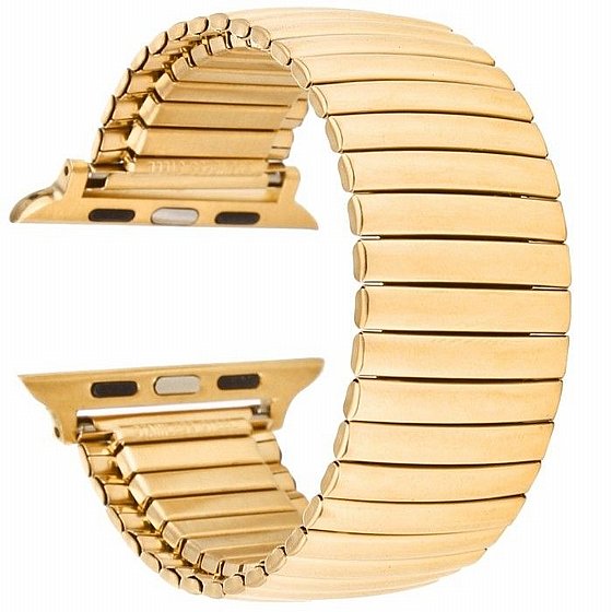 ����� ���� ����  Elastic Steel Band ���� LaTera ����� ��� ����: Apple Watch 38mm/40mm/41mm (��� Gold)