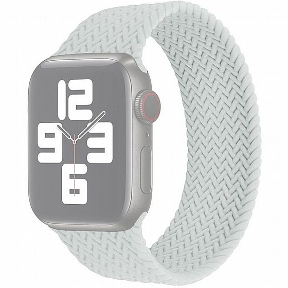 ����� ������� ����  Single Turn Woven Silicone Band ���� LaTera ����� ��� ����: Apple Watch 42mm/44mm/45mm (��� Grey)