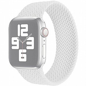 רצועת סיליקון מדגם Single Turn Woven Silicone Band מבית LaTera לשעון חכם מדגם: Apple Watch 42mm/44mm/45mm (צבע White) רצועת סיליקון מדגם Single Turn Woven Silicone Band מבית LaTera לשעון חכם מדגם: Apple Watch 42mm/44mm/45mm (צבע White)