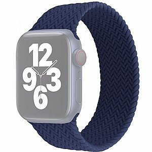 רצועת סיליקון מדגם Single Turn Woven Silicone Band מבית LaTera לשעון חכם מדגם: Apple Watch 38mm/40mm/41mm (צבע Blue) רצועת סיליקון מדגם Single Turn Woven Silicone Band מבית LaTera לשעון חכם מדגם: Apple Watch 38mm/40mm/41mm (צבע Blue)