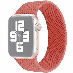 רצועת סיליקון מדגם Single Turn Woven Silicone Band מבית LaTera לשעון חכם מדגם: Apple Watch 38mm/40mm/41mm (צבע Watermelon Red) רצועת סיליקון מדגם Single Turn Woven Silicone Band מבית LaTera לשעון חכם מדגם: Apple Watch 38mm/40mm/41mm (צבע Watermelon Red)