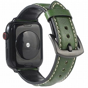 רצועת עור מדגם Woven Genuine Leather Band מבית LaTera לשעון חכם מדגם: Apple Watch 38mm/40mm/41mm (צבע Green) רצועת עור מדגם Woven Genuine Leather Band מבית LaTera לשעון חכם מדגם: Apple Watch 38mm/40mm/41mm (צבע Green)
