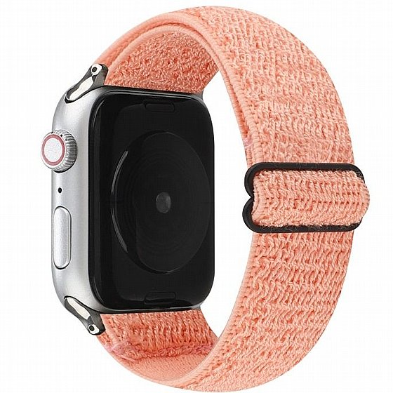 ����� �� / ������ ���� Solid Color Nylon Band ���� LaTera ����� ��� ����: Apple Watch 42mm/44mm/45mm (��� Pink)
