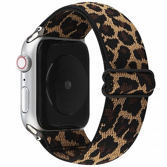 ����� �� / ������ ���� Ethnic Style Nylon Band ���� LaTera ����� ��� ����: Apple Watch 42mm/44mm/45mm (��� Brown/Leopard)