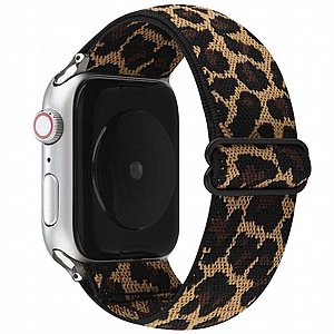 רצועת בד / ניילון מדגם Ethnic Style Nylon Band מבית LaTera לשעון חכם מדגם: Apple Watch 38mm/40mm/41mm (צבע Brown/Leopard) רצועת בד / ניילון מדגם Ethnic Style Nylon Band מבית LaTera לשעון חכם מדגם: Apple Watch 38mm/40mm/41mm (צבע Brown/Leopard)
