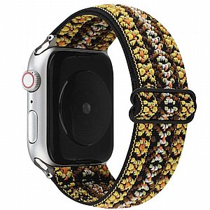 רצועת בד / ניילון מדגם Ethnic Style Nylon Band מבית LaTera לשעון חכם מדגם: Apple Watch 38mm/40mm/41mm (צבע Yellow) רצועת בד / ניילון מדגם Ethnic Style Nylon Band מבית LaTera לשעון חכם מדגם: Apple Watch 38mm/40mm/41mm (צבע Yellow)