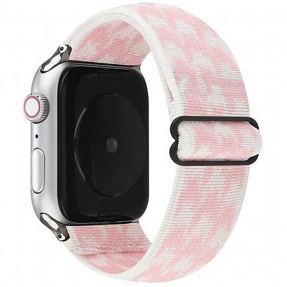 ����� �� / ������ ���� Ethnic Style Nylon Band ���� LaTera ����� ��� ����: Apple Watch 38mm/40mm/41mm (��� Pink)