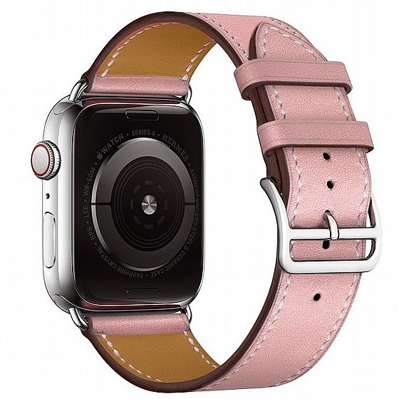 ����� ��� ���� Replacement Leather  Band ���� LaTera ����� ��� ����: Apple Watch 42mm/44mm/45mm (��� Pink)