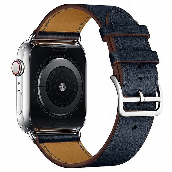 ����� ��� ���� Replacement  Leather Band ���� LaTera ����� ��� ����: Apple Watch 38mm/40mm/41mm (��� Dark Blue)