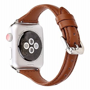 רצועת עור מדגם Simple Fashion Leather Band מבית LaTera לשעון חכם מדגם: Apple Watch 42mm/44mm/45mm (צבע Brown) רצועת עור מדגם Simple Fashion Leather Band מבית LaTera לשעון חכם מדגם: Apple Watch 42mm/44mm/45mm (צבע Brown)