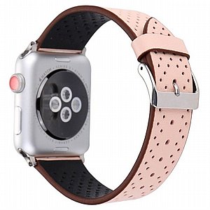 ����� ��� ����   Fashion Genuine Leather Band ���� LaTera ����� ��� ����: Apple Watch 38mm/40mm/41mm (��� Pink)