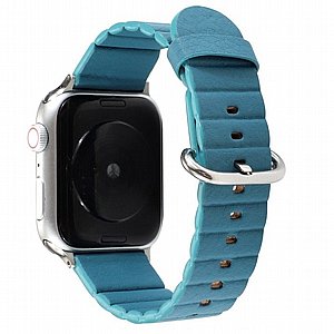 רצועת עור מדגם Loop Stripes Leather Band מבית LaTera לשעון חכם מדגם: Apple Watch 38mm/40mm/41mm (צבע Sky Blue) רצועת עור מדגם Loop Stripes Leather Band מבית LaTera לשעון חכם מדגם: Apple Watch 38mm/40mm/41mm (צבע Sky Blue)