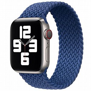 רצועת בד / ניילון מדגם Single Turn Braided Nylon Band מבית LaTera לשעון חכם מדגם: Apple Watch 42mm/44mm/45mm (צבע Blue) רצועת בד / ניילון מדגם Single Turn Braided Nylon Band מבית LaTera לשעון חכם מדגם: Apple Watch 42mm/44mm/45mm (צבע Blue)