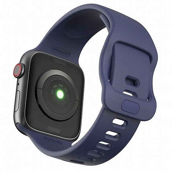 ����� ������� ����  Wrist Strap Silicone Band ���� LaTera ����� ��� ����: Apple Watch 42mm/44mm/45mm (��� Blue)