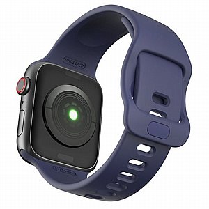 רצועת סיליקון מדגם Wrist Strap Silicone Band מבית LaTera לשעון חכם מדגם: Apple Watch 42mm/44mm/45mm (צבע Blue) רצועת סיליקון מדגם Wrist Strap Silicone Band מבית LaTera לשעון חכם מדגם: Apple Watch 42mm/44mm/45mm (צבע Blue)