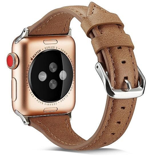 ����� ��� ����   Thin Leather Band ���� LaTera ����� ��� ����: Apple Watch 38mm/40mm/41mm (��� Brown)