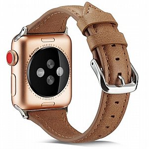 ����� ��� ����   Thin Leather Band ���� LaTera ����� ��� ����: Apple Watch 38mm/40mm/41mm (��� Brown)