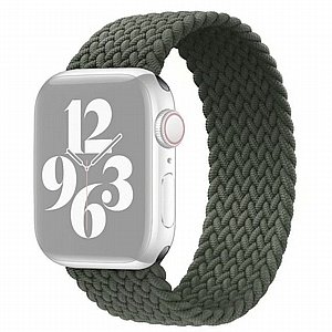 רצועת בד / ניילון מדגם Single Turn Woven Nylon Band מבית LaTera לשעון חכם מדגם: Apple Watch 42mm/44mm/45mm (צבע Green) רצועת בד / ניילון מדגם Single Turn Woven Nylon Band מבית LaTera לשעון חכם מדגם: Apple Watch 42mm/44mm/45mm (צבע Green)