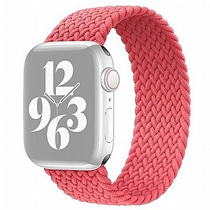 רצועת בד / ניילון מדגם Single Turn Woven Nylon Band מבית LaTera לשעון חכם מדגם: Apple Watch 38mm/40mm/41mm (צבע Pink) רצועת בד / ניילון מדגם Single Turn Woven Nylon Band מבית LaTera לשעון חכם מדגם: Apple Watch 38mm/40mm/41mm (צבע Pink)